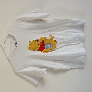 Disney Winne The Pooh White Uniqlo T-Shirt